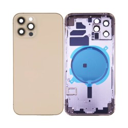 Tampa Traseira+Frame Apple iPhone 12 Pro Dourado Tampa Traseira+Frame Apple iPhone 12 Pro Dourado
